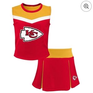 NWT NFL | Kansas City Chiefs Girls Cheerleader 2 PC Set
